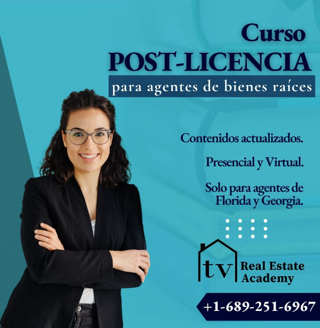 CURSO post licencia real estate